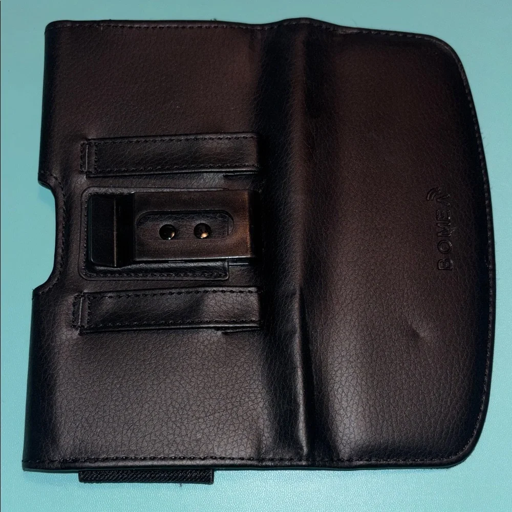 Black Leather Phone Holster